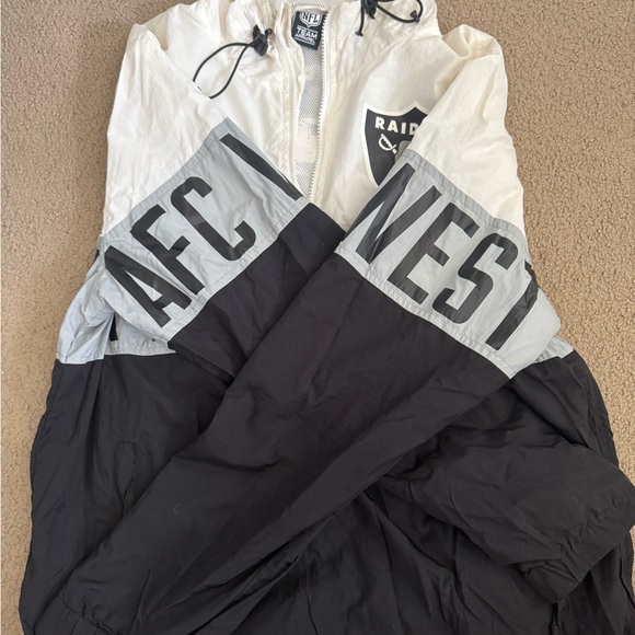 Raiders Women’s Jacket - Black and White - Picture 2 of 4